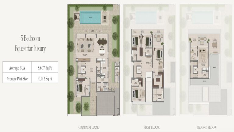 Grand Polo Club & Resort - 5 Bedroom Equestrian Luxury Floor Plan