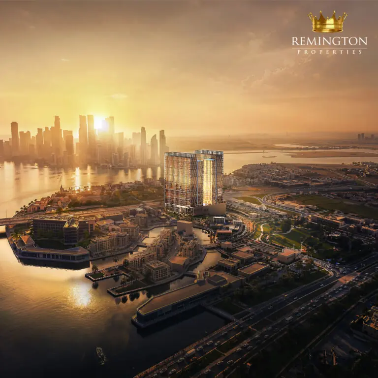 Binghatti Spectre aerial view towards Downtown Dubai