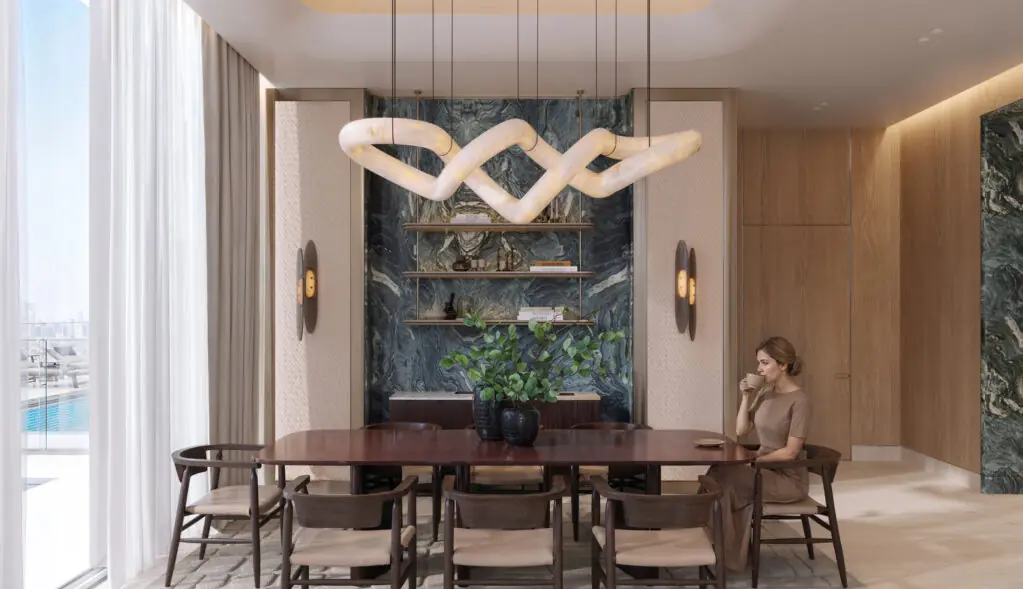 Binghatti Spectre residence dining room