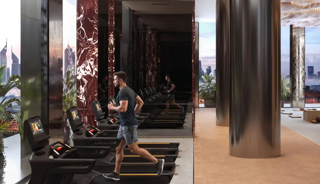 Binghatti Spectre gym cardio equipment