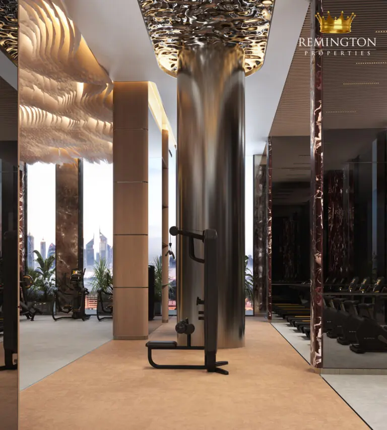 Binghatti Spectre cardio and strength-training area