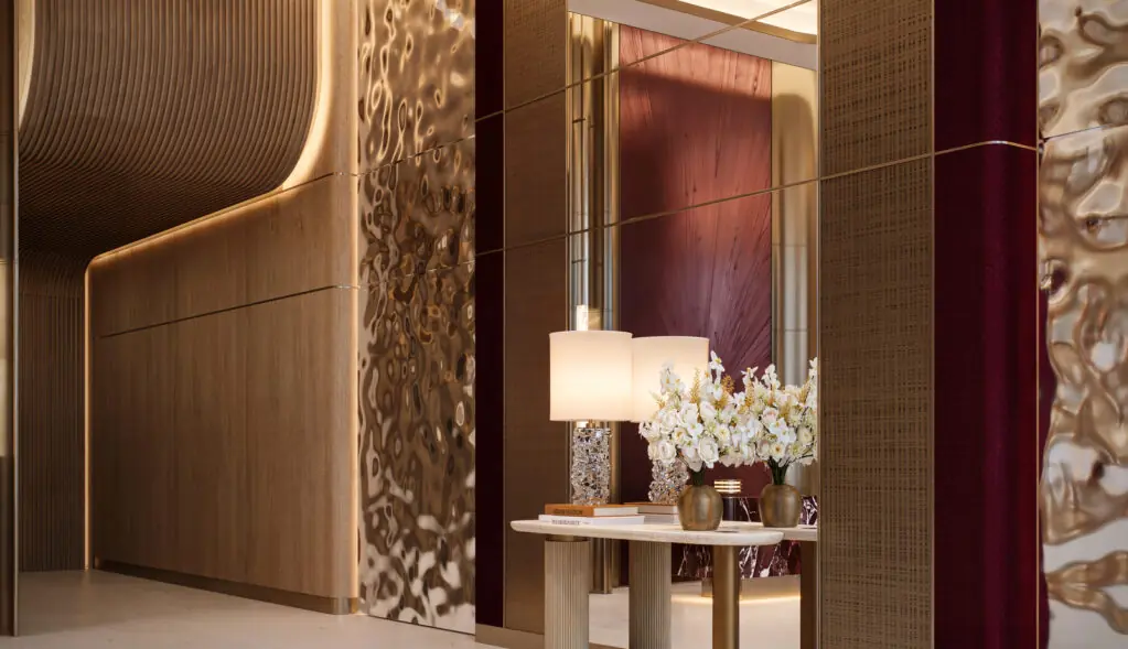 Binghatti Spectre lobby corridor