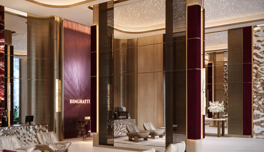 Binghatti Spectre lobby lounge