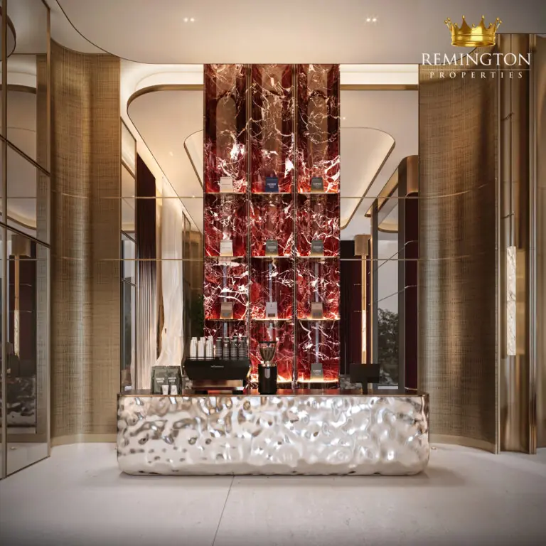 Binghatti Spectre lobby reception desk
