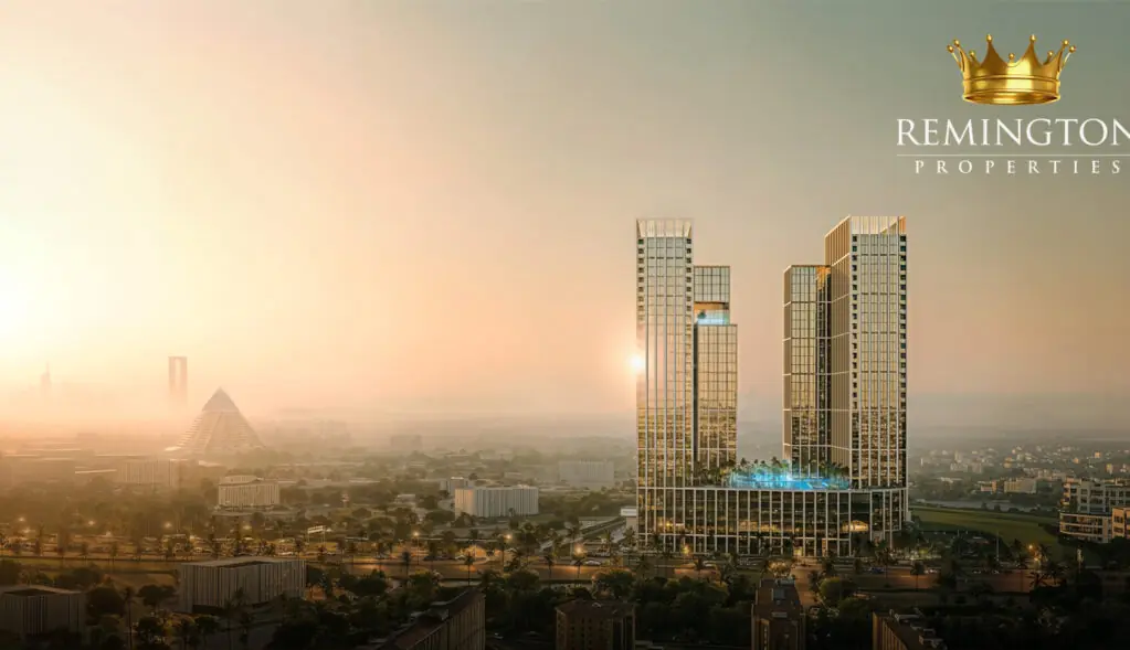 Binghatti Spectre twin-tower development in Al Jaddaf
