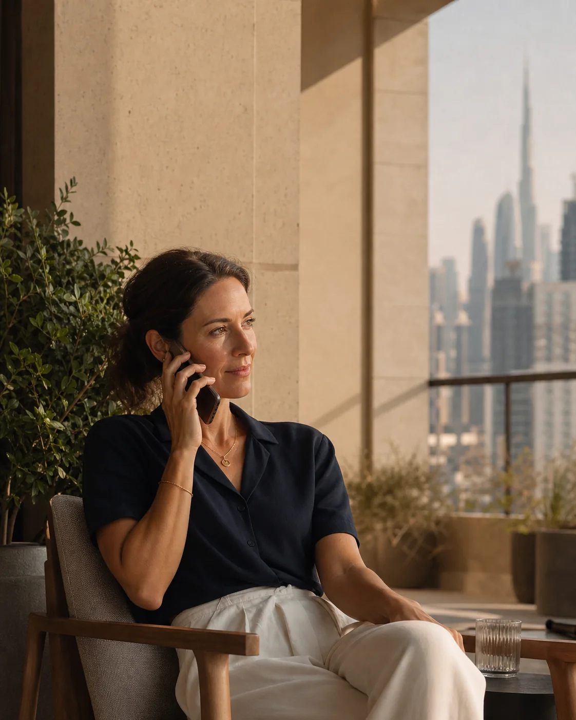 A trusted contact making a personal introduction in Dubai