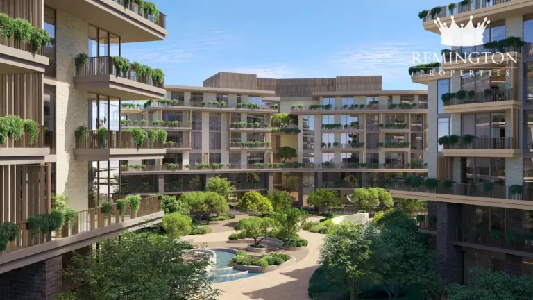 Arancia Yards 2 Green Spine landscape and residential architecture