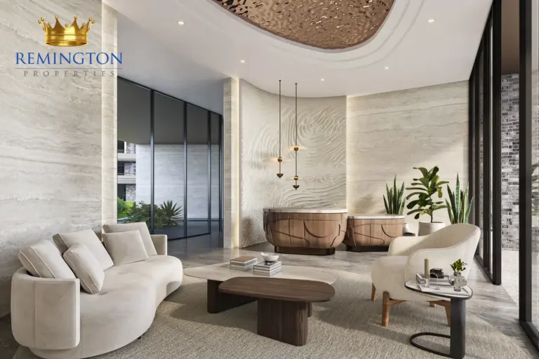 Lobby lounge at Arancia Yards 2