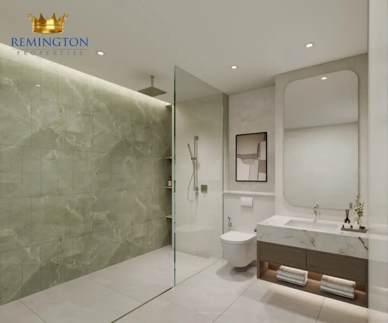 Bathroom in a two-bedroom residence at Arancia Yards 2