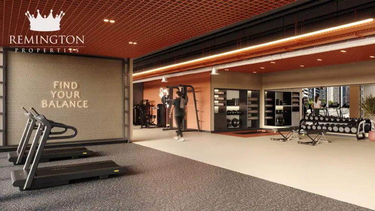 Fully equipped fitness centre at Avenue Park Towers II