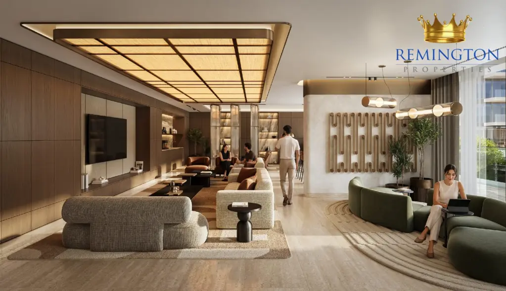Tower B rooftop residential lounge