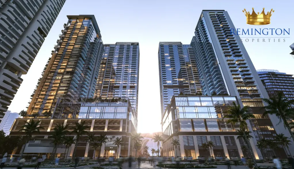 Avenue Park Towers II contemporary glazed twin-tower exterior