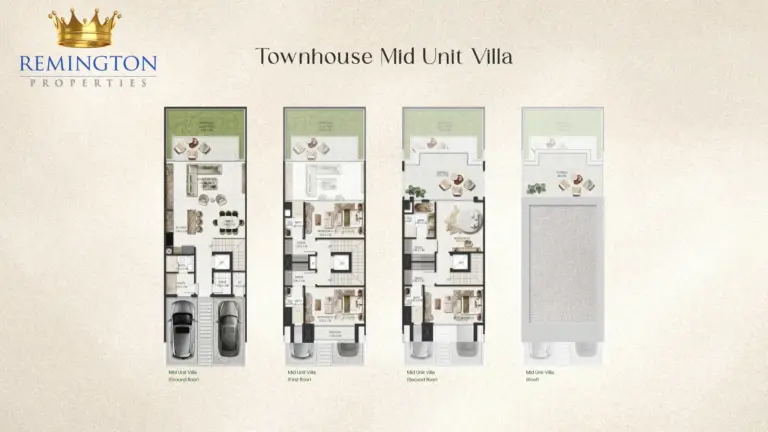 Official Tilal townhouse villa floor plan 3 | Remington Properties