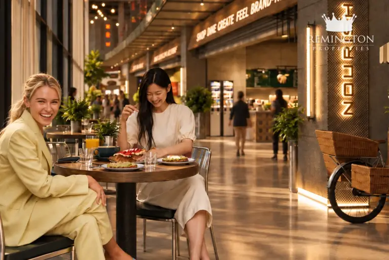 Concept image of people dining together