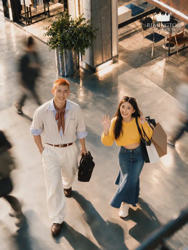 Concept image of friends shopping together