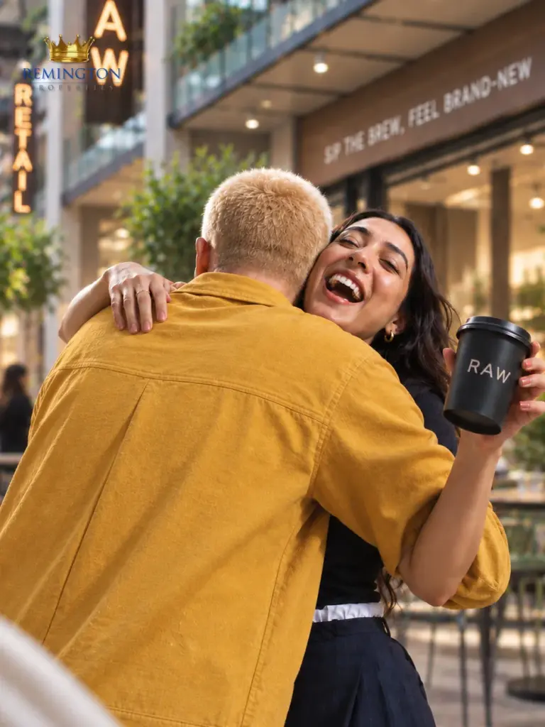 Concept image of friends sharing a conversation