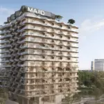 Jura Terraces exterior rendering in Dubai Land Residence Complex