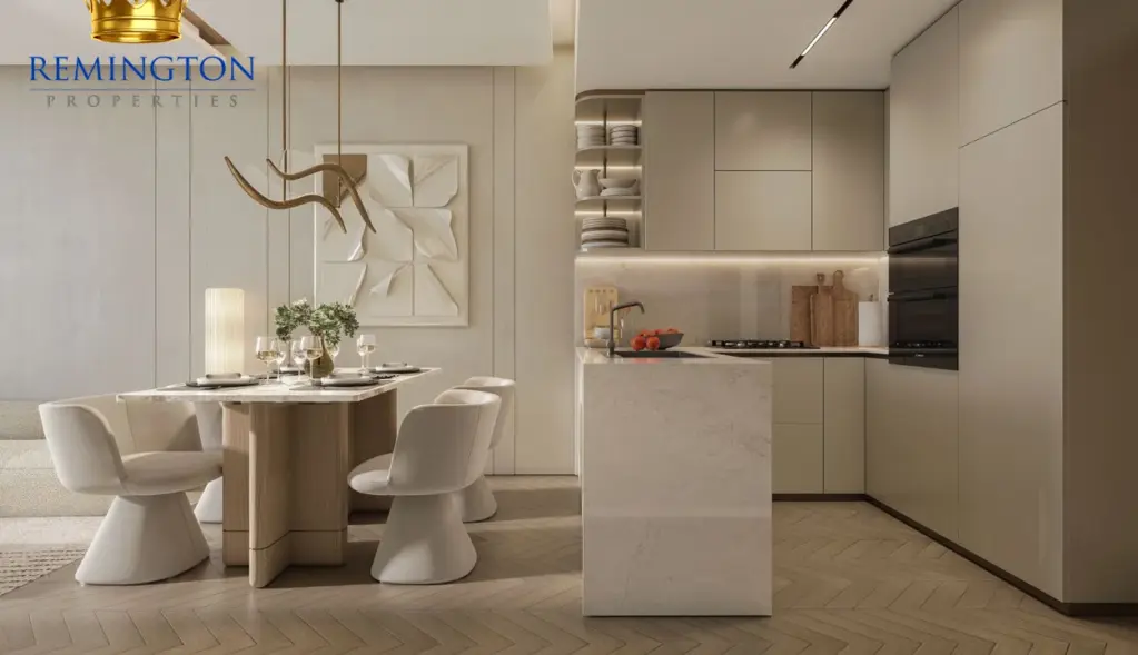 Jura Terraces modern kitchen and dining space