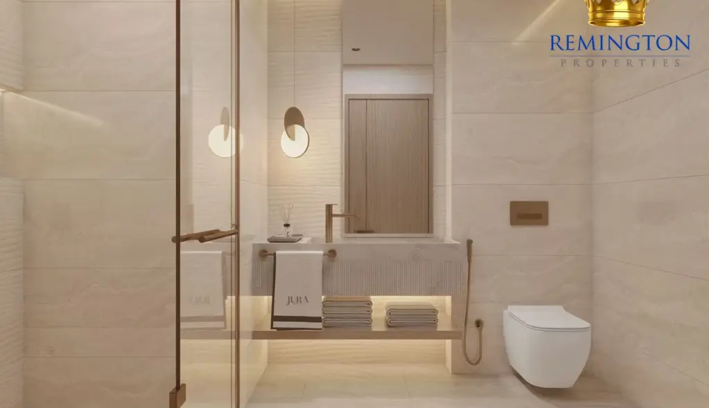 Bathroom design for a Jura Terraces one-bedroom apartment