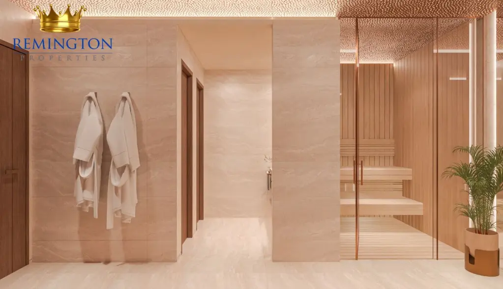 Jura Terraces spa and sauna interior