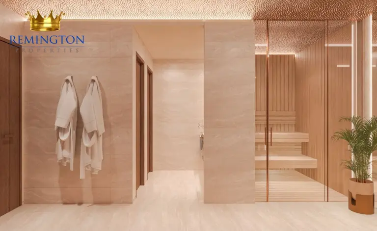 Jura Terraces spa and sauna interior