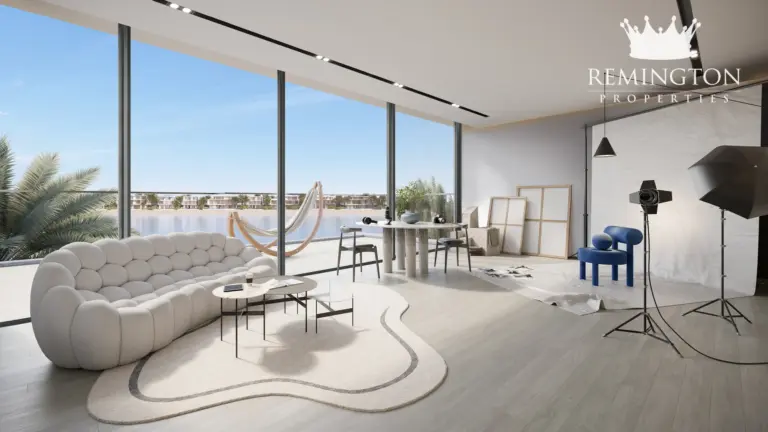 Interior rendered view at Beach Collection - Cyan Sky Villa I, Palm Jebel Ali Frond F
