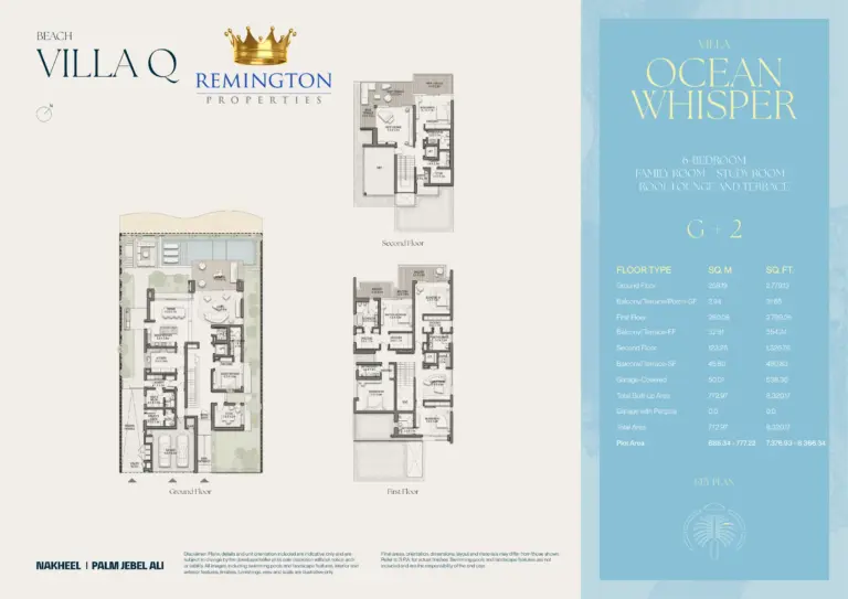 Beach Collection Ocean Whisper Villa Q floor plan