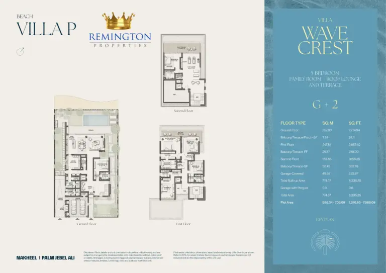 Beach Collection Wave Crest Villa P floor plan