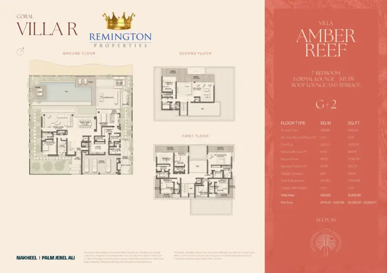 Coral Collection Amber Reef Villa R floor plan
