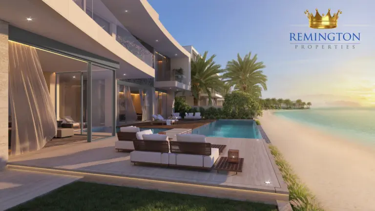 Sea view exterior at Coral Collection - Coral Dune Villa I, Palm Jebel Ali Frond F