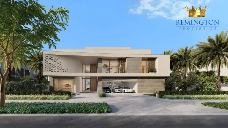 Street view exterior at Coral Collection - Coral Dune Villa I, Palm Jebel Ali Frond F