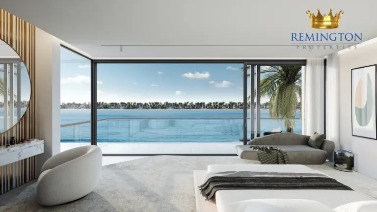 Bedroom interior at Coral Collection - Red Aurora Villa C, Palm Jebel Ali Frond F