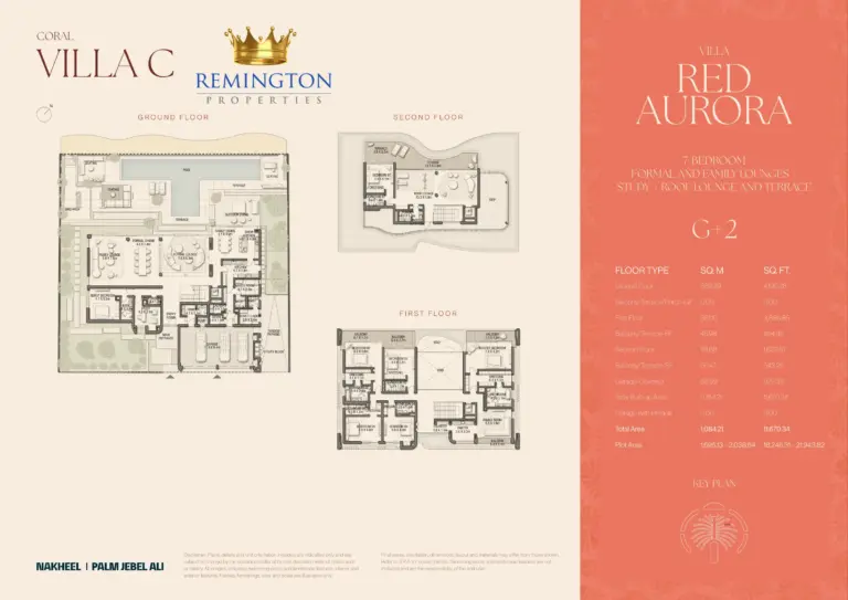 Coral Collection Red Aurora Villa C floor plan