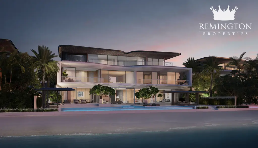 Sea view exterior at Coral Collection - Red Aurora Villa C, Palm Jebel Ali Frond F