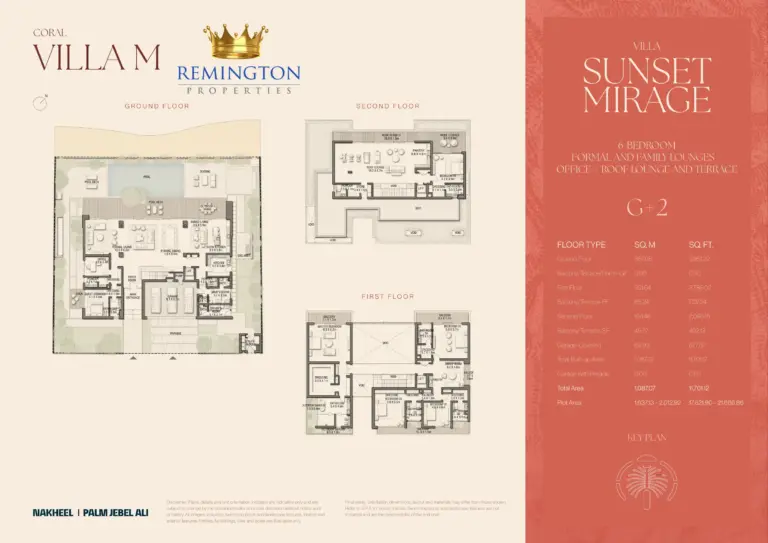 Coral Collection Sunset Mirage Villa M floor plan