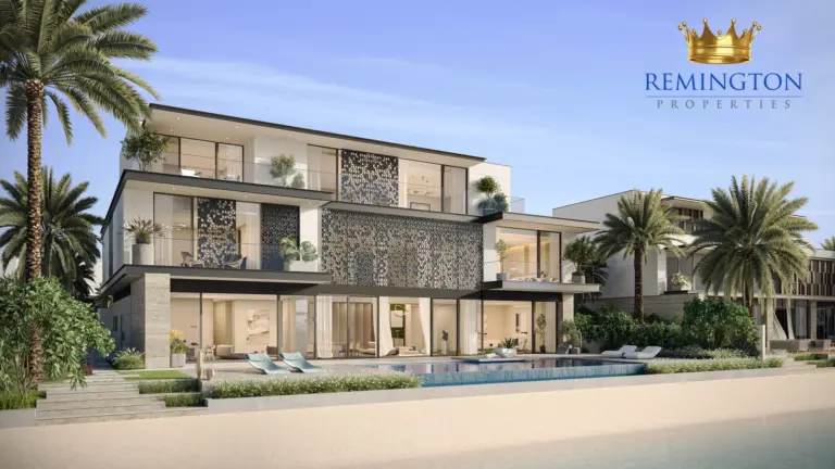 Sea view exterior at Coral Collection - Sunset Mirage Villa M, Palm Jebel Ali Frond F