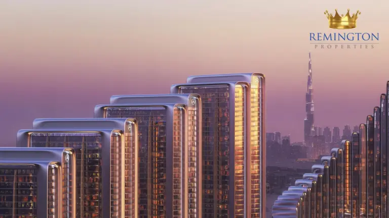 Binghatti City towers and landscaped public realm