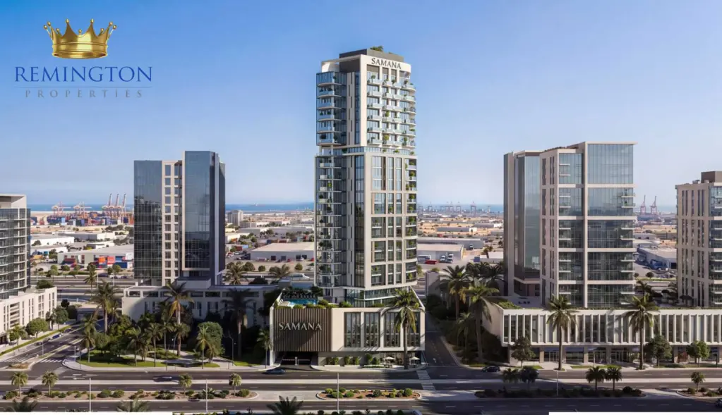 Daytime exterior rendering of the SAMANA Downtown One tower.