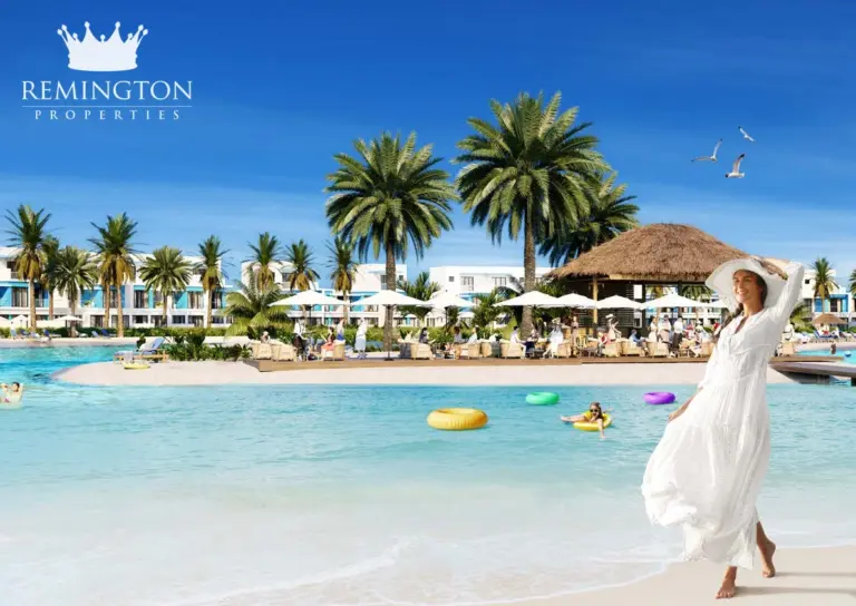 Lagoon beach community lifestyle imagery for DAMAC Lagoons