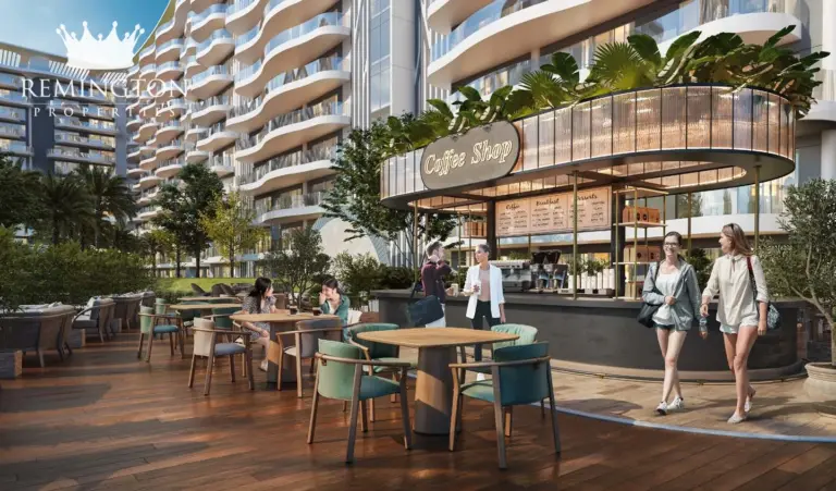 Sorrento Lagoon Views by DAMAC: Outdoor café terrace beside the residences